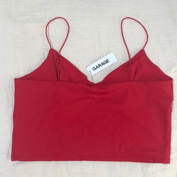 Red Cropped Cami - Picture 2 of 2